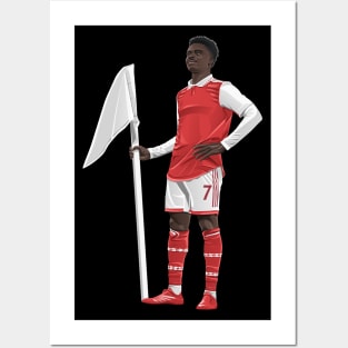 Bukayo Saka Arsenal Posters and Art